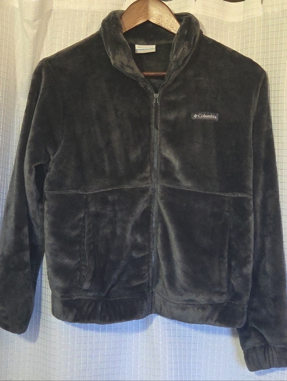 COLUMBIA - Women's Fireside Full Zip Jacket Fleece Dark Gray Size Small